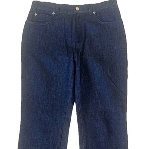Alexander McQueen Jeans 28 X 28 Dark Blue Wash Straight Leg Cotton Blend $995